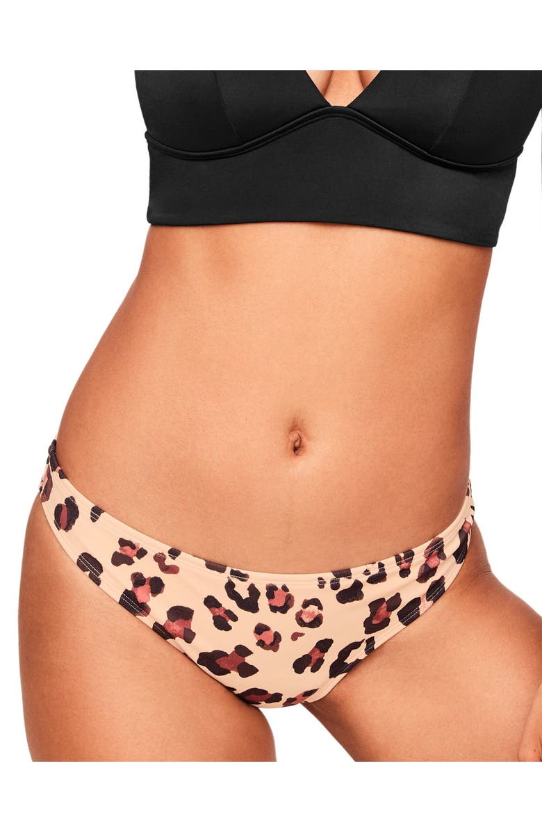 Adore Me Nina Swimwear Panty, Main, color, Animal Brown
