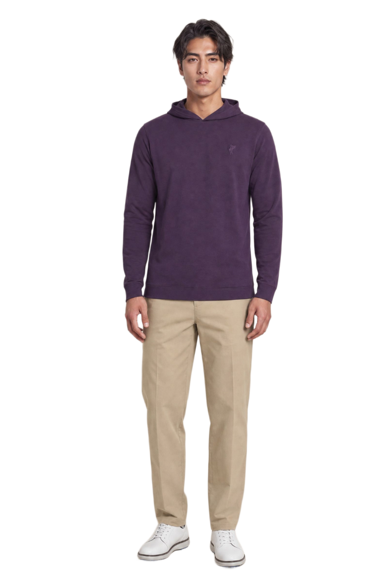 Newport Supima Hoodie, Alternate, color, Velvet