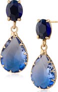 JARDIN Shades of Blue Drop Earrings