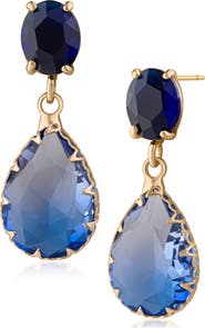 JARDIN Shades of Blue Drop Earrings