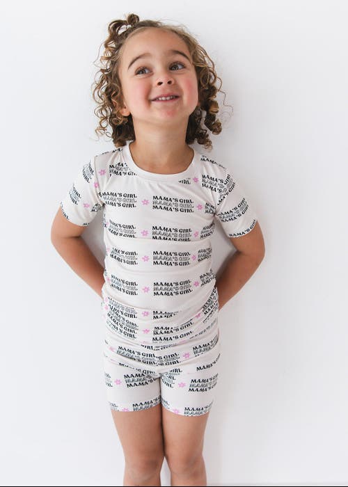 Charlie Lou Baby® Biker Shorts & Shirt Set | Mama's Girl in Beige  product