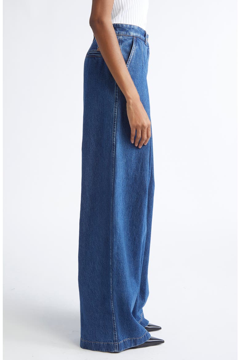 Denim Flare Leg Jeans, Alternate, color, S9001 BLUE