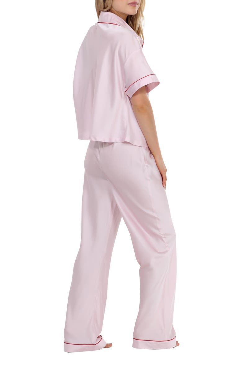 Honeydew Retreat Pajamas, Alternate, color, Strawberry