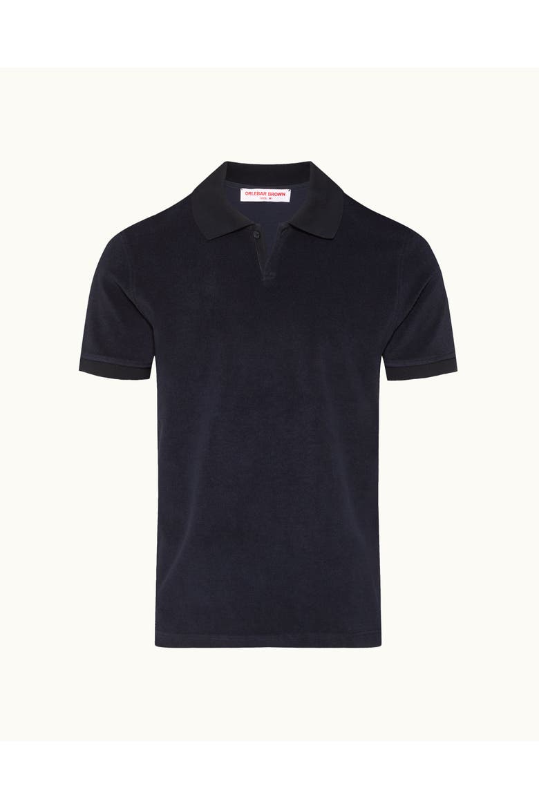 Bruno Towelling Classic Fit Towelling Polo, Alternate, color, NIGHT IRIS