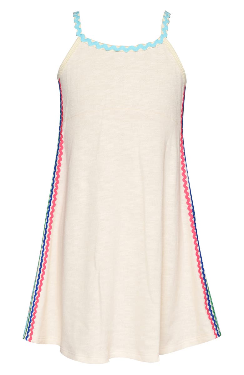 Hannah Banana Kids' Rickrack Fit & Flare Dress, Alternate, color, 