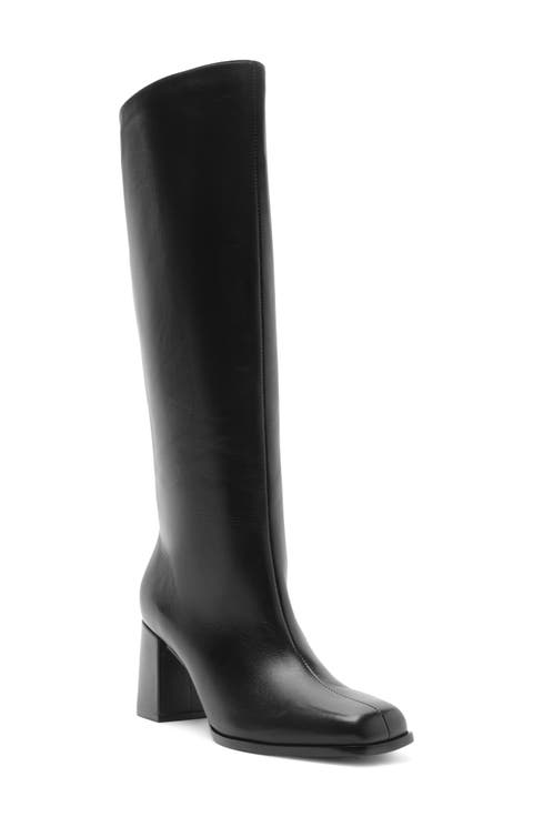 Nancy Block Heel Knee High Boot
