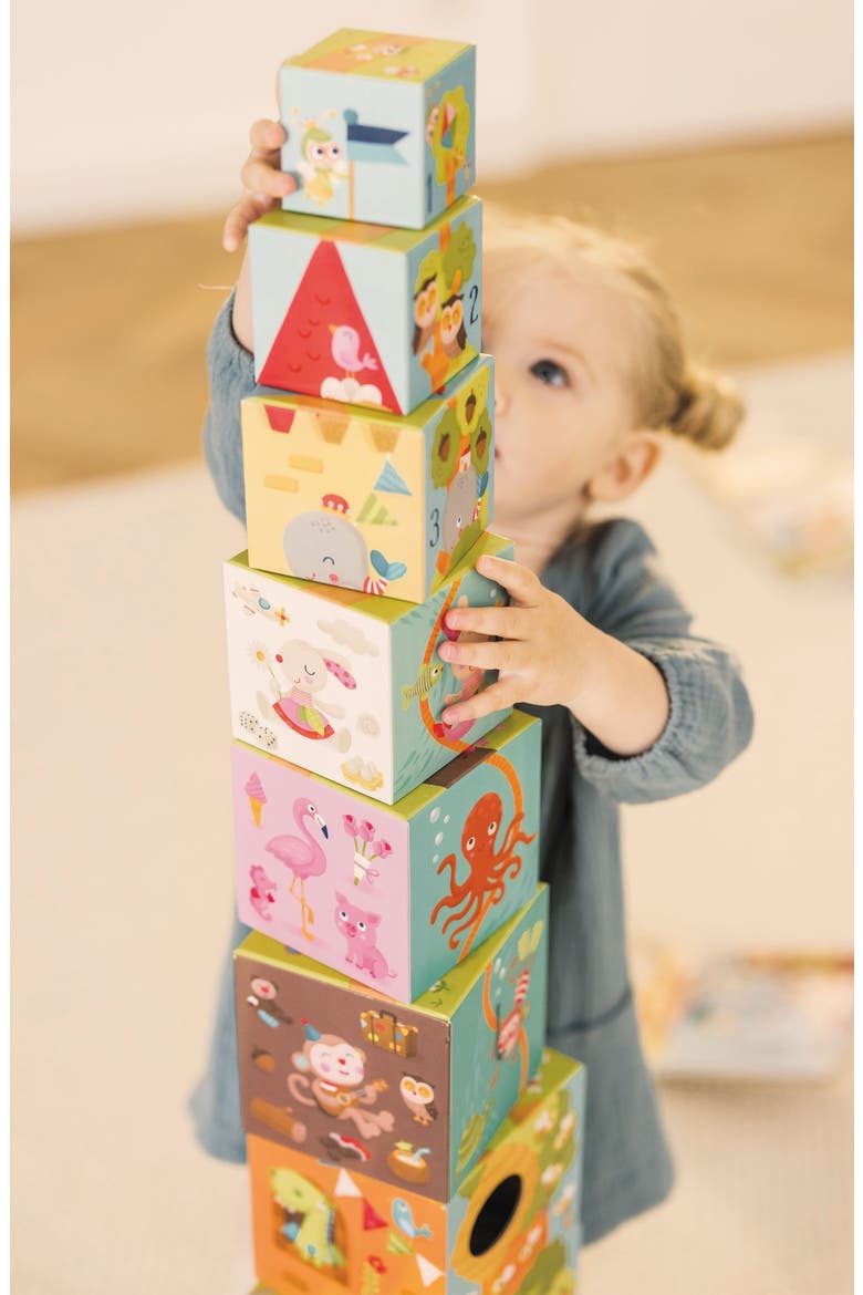 Adventure Stacking Tower, Alternate, color, Multi