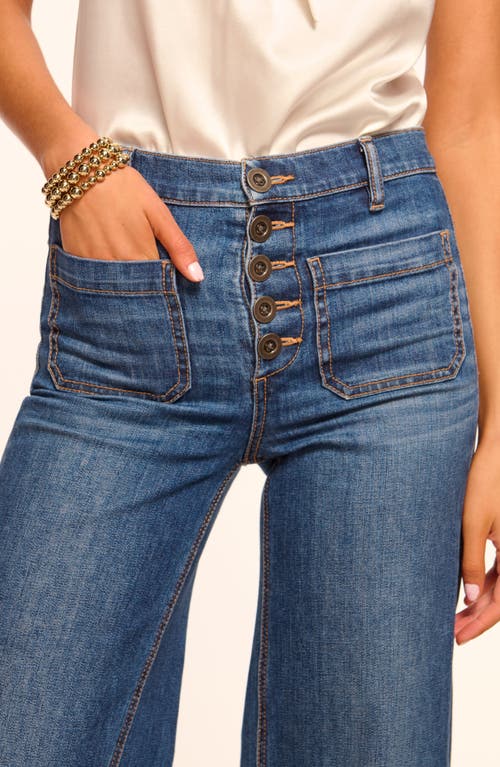 RAMY BROOK RAMY BROOK JOY EMBROIDERED DETAIL CROP JEANS
