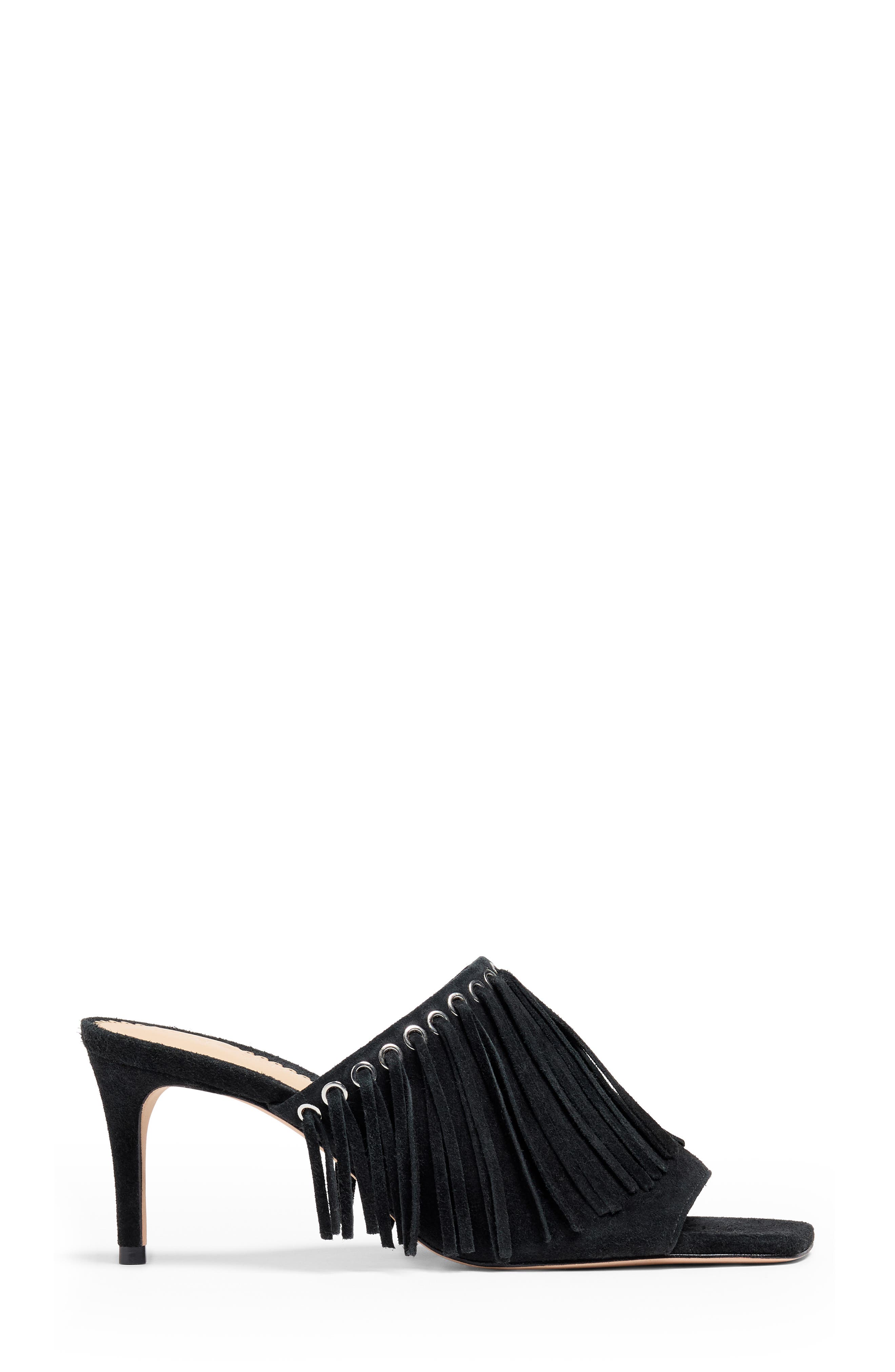 Cinq à Sept Sabrina Fringe Slide Sandal, Alternate, color, 