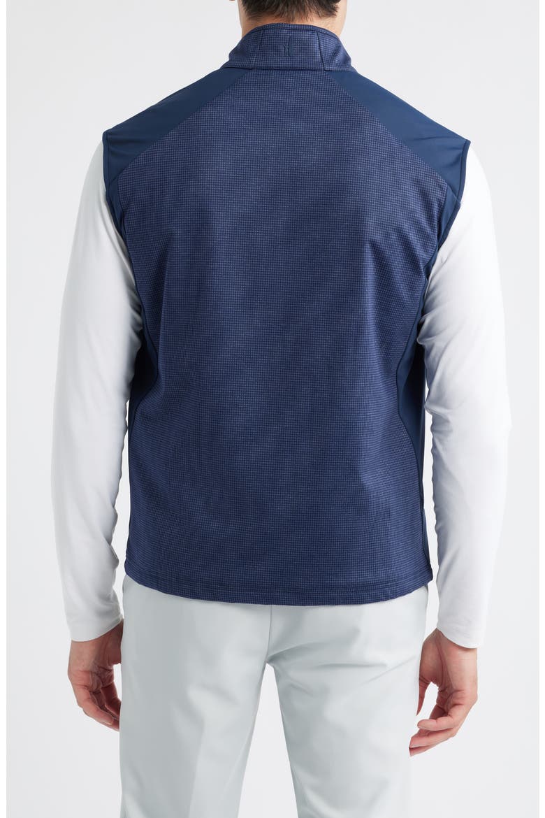 Lomond Check Zip-Up Vest, Alternate, color, NAVY