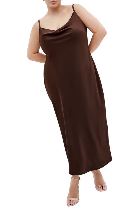 Satin Slipdress (Plus)