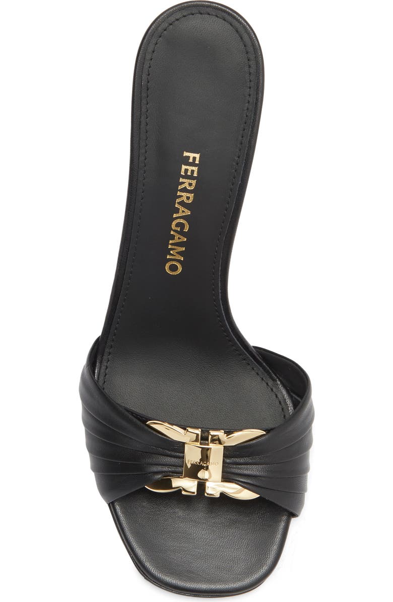 FERRAGAMO Witty Patent Leather Sandal, Alternate, color, Nero Nero