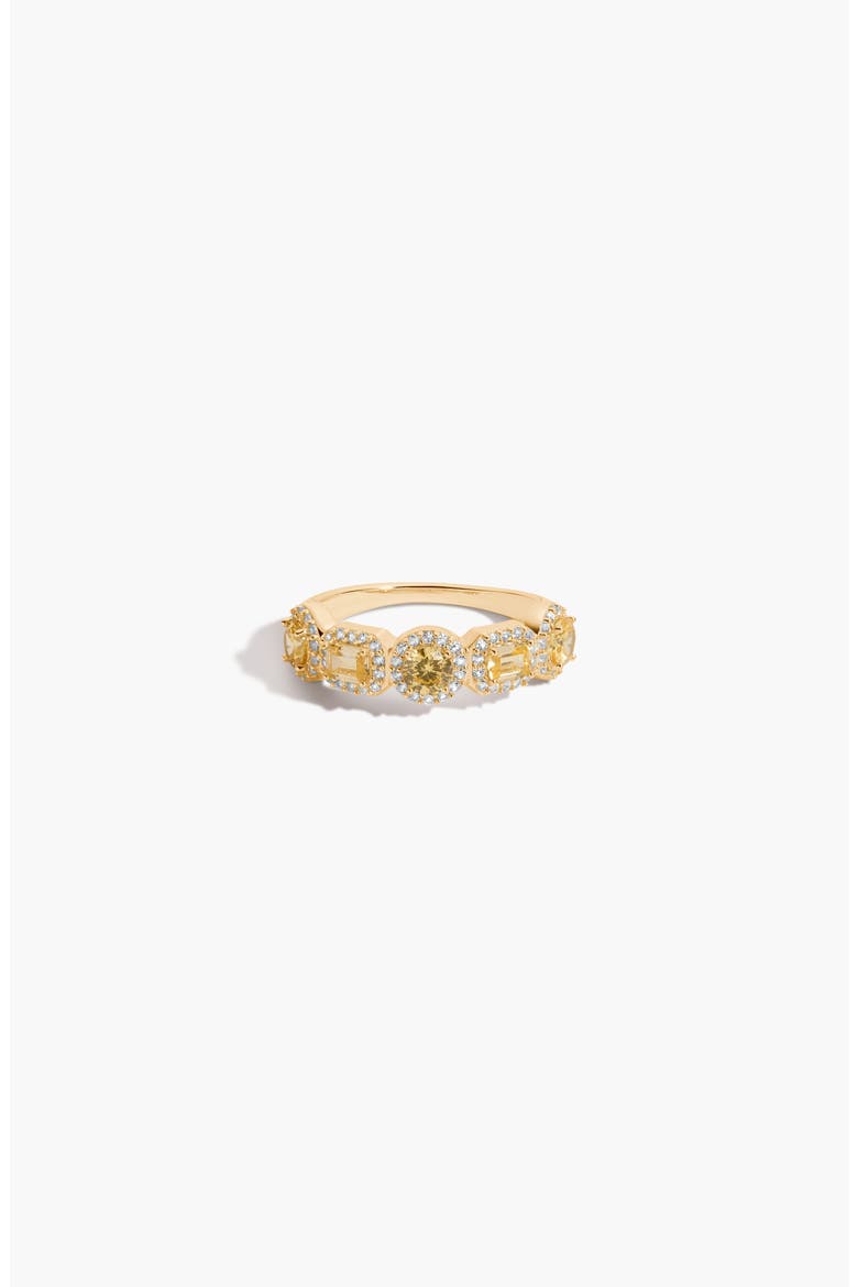 Lab Grown Canary Edwardian Ring, Main, color, Canary