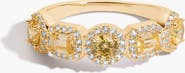 Aurate Lab Grown Canary Edwardian Ring