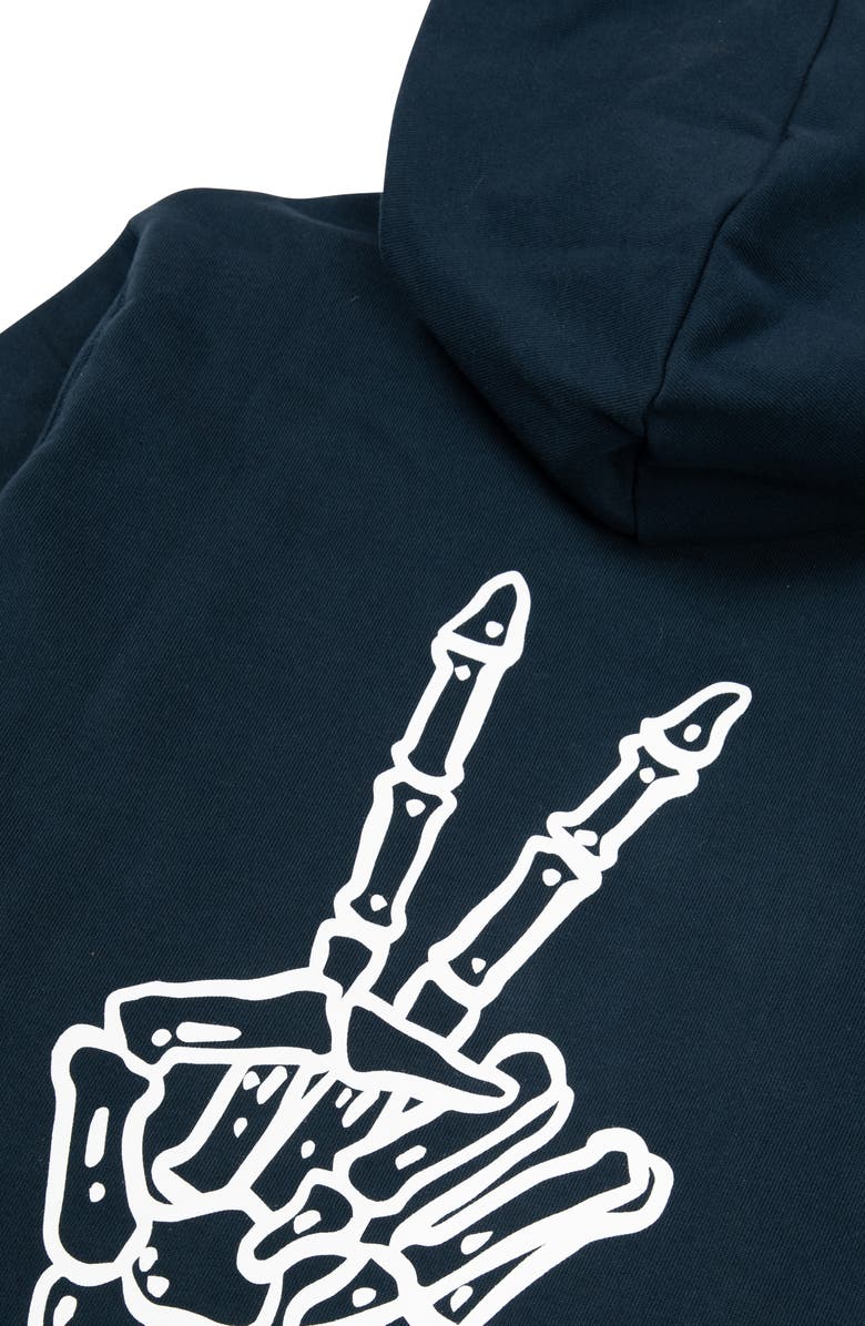 CRONY X Peace & Death Organic Cotton Hoodie, Alternate, color,