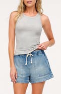 nuuds Slinky Rib Knit Stretch Modal Jersey Tank