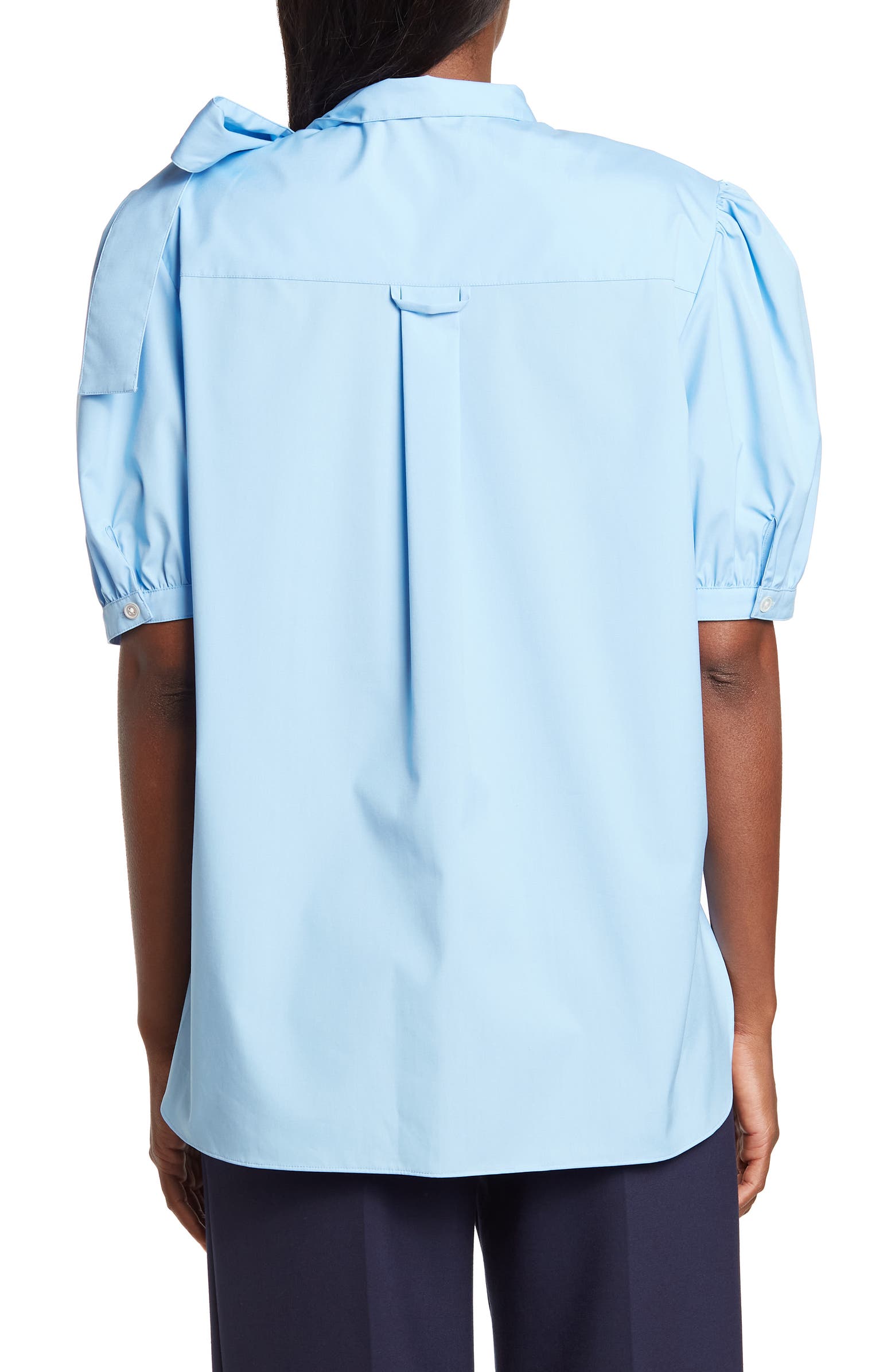 JASON WU Tie Neck Puff Sleeve Top | Nordstromrack
