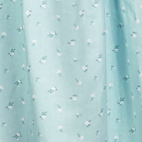 Hope & Henry Ruched Linen Dress In Tea Room Floral