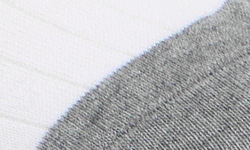 Nordstrom Ribbed Cotton Blend Crew Socks In White