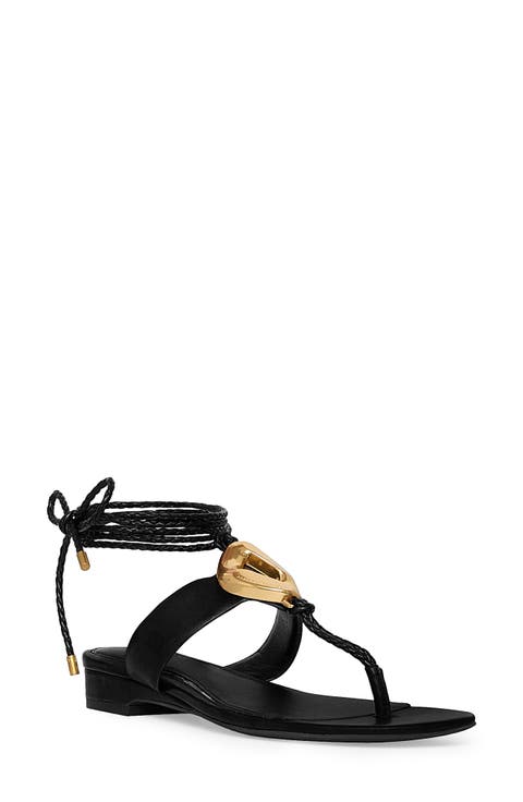 G Ankle Wrap Sandal (Women)