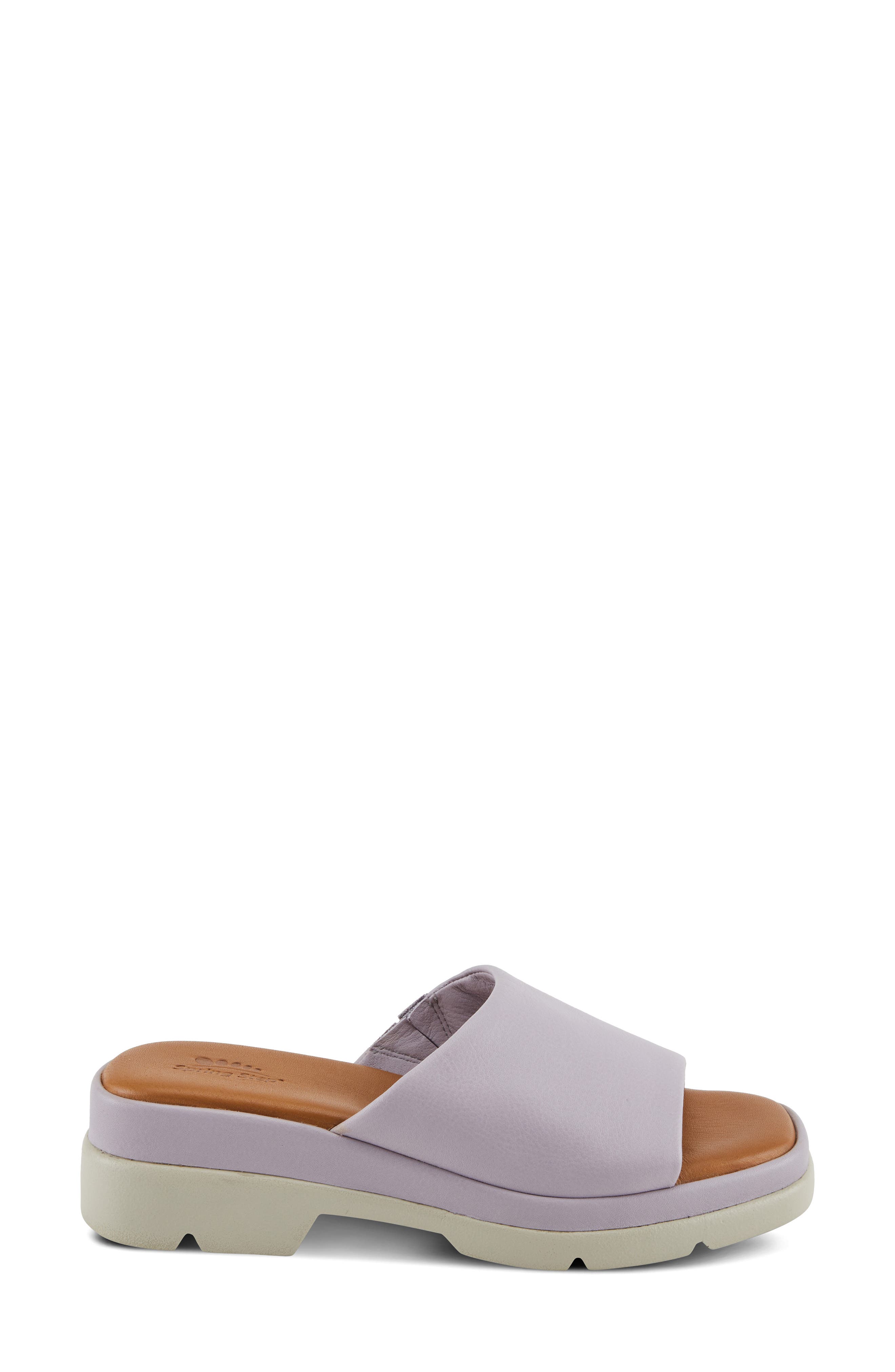 Spring Step Fire Island Platform Slide Sandal, Alternate, color, Lilac