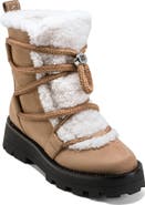 DKNY Signe Faux Shearling Lug Sole Bootie