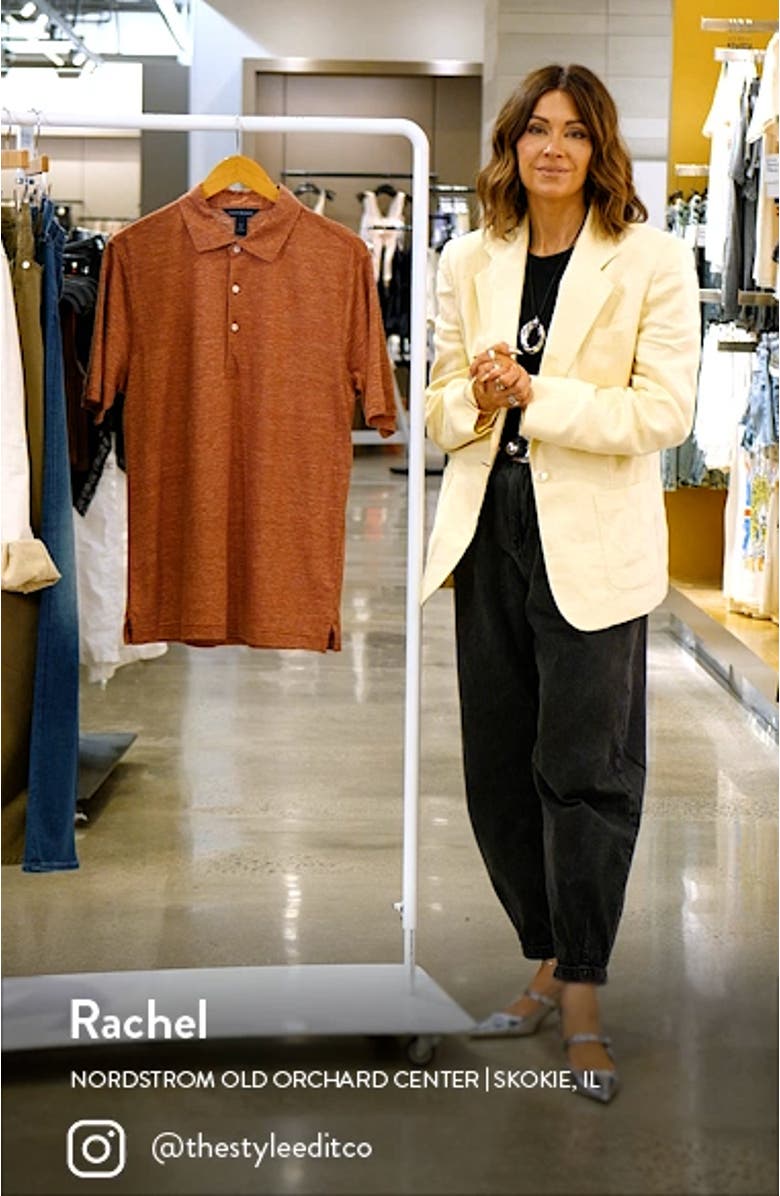 Linen Mélange Polo, sales video thumbnail