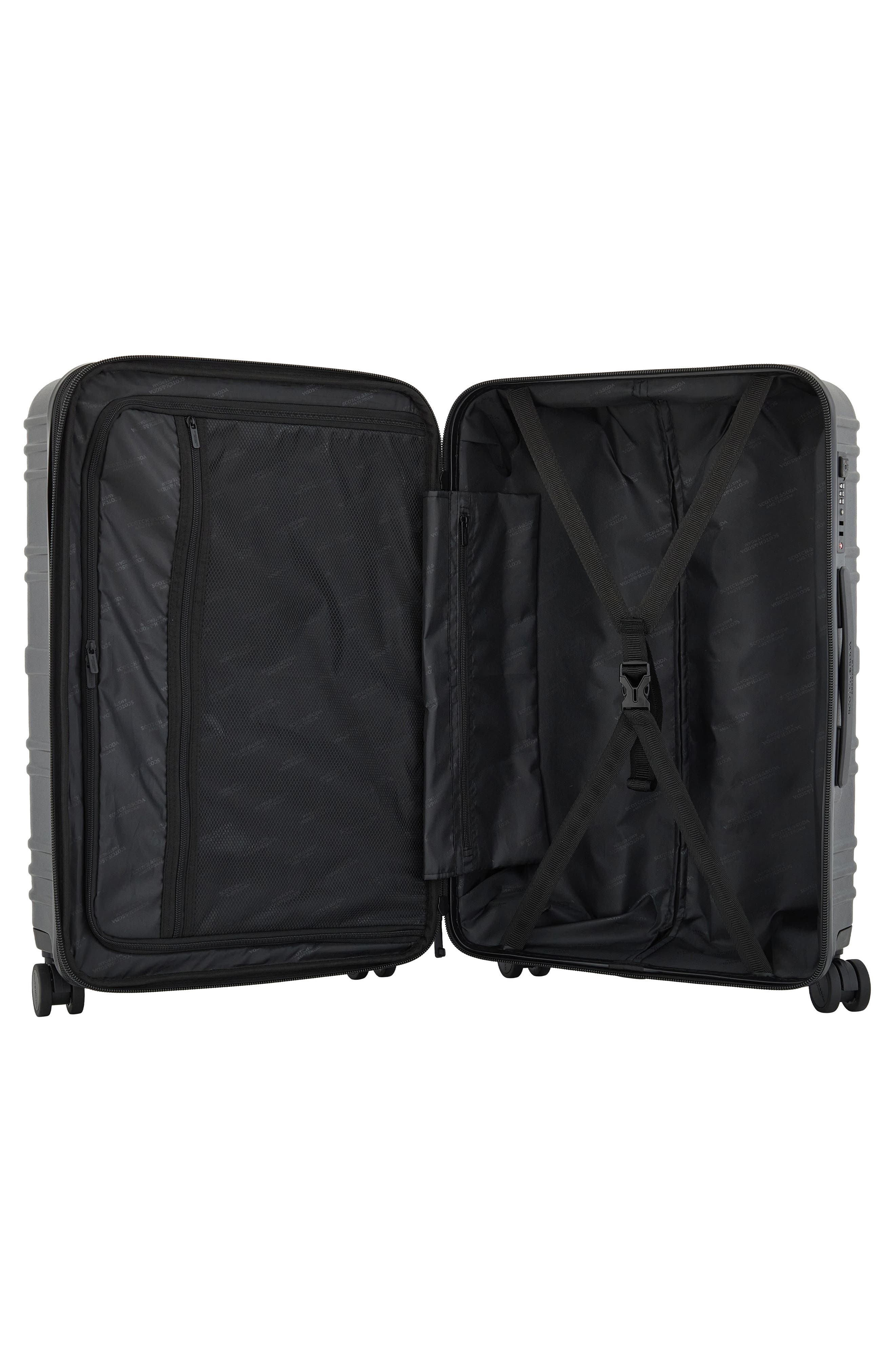 Scotch & Soda Rotterdam 3-Piece Luggage Set, Alternate, color, Black