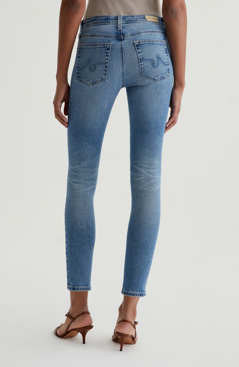 AG Farrah Mid Rise Ankle Skinny Jeans, Alternate, color, 18 Years Dream