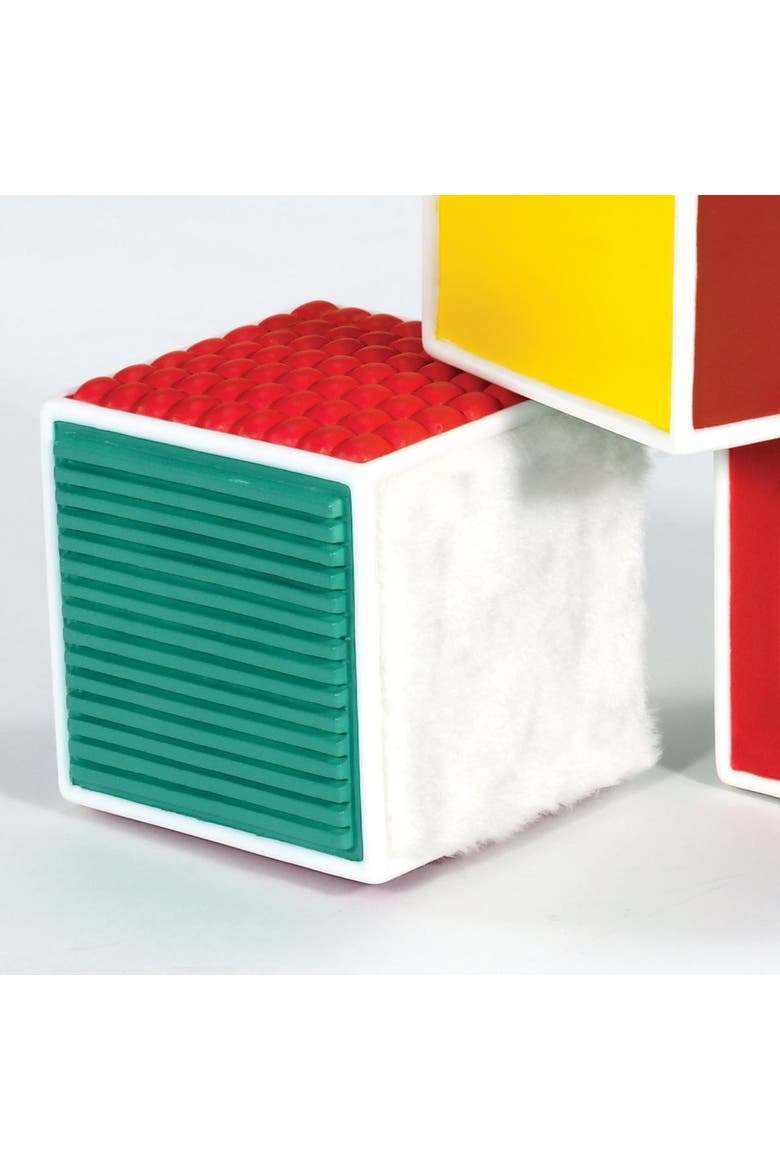 Soft Tactile Blocks - Set of 3, Alternate, color, Multicolor
