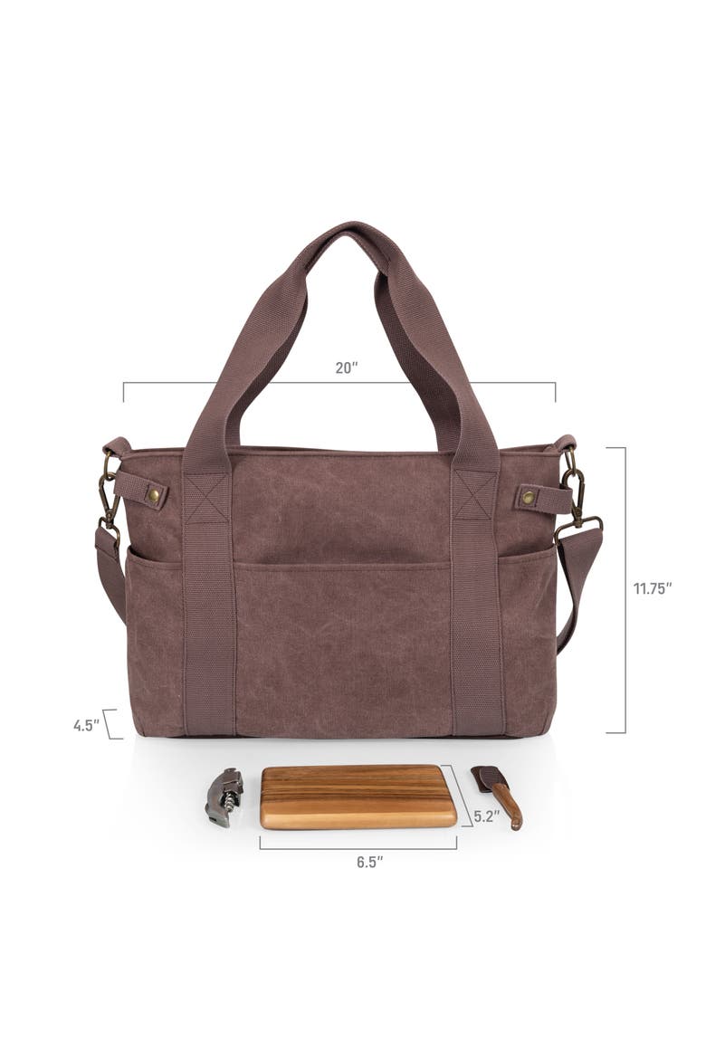Temecula Wine Insulated Tote Bag, Alternate, color, RED