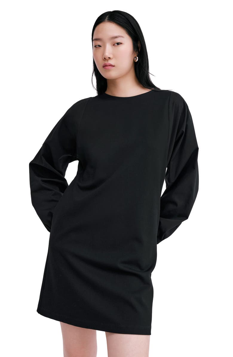 Marcella Patti Long Sleeve Dress, Alternate, color, Black