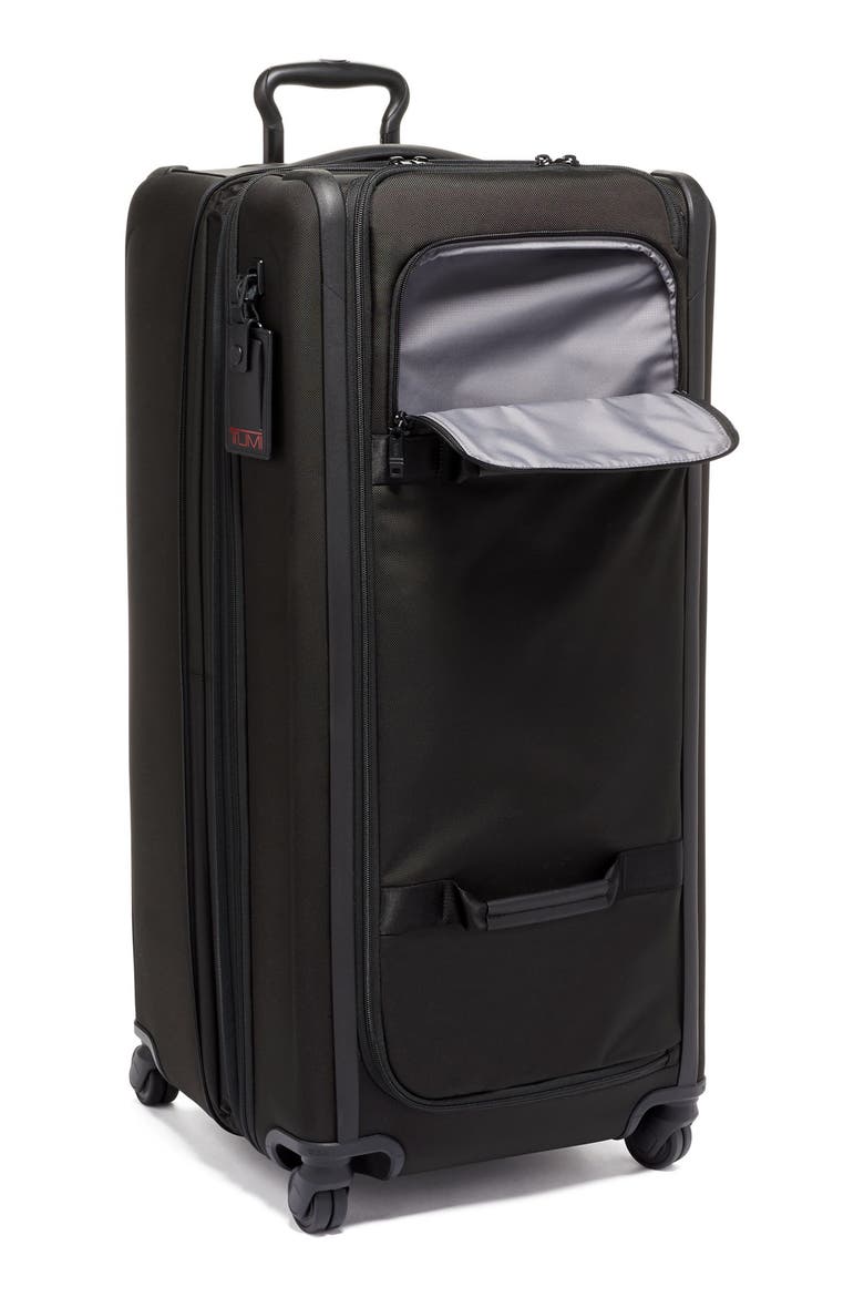 Alpha Large Dual Access Expandable Trunk, Alternate, color, BLACK