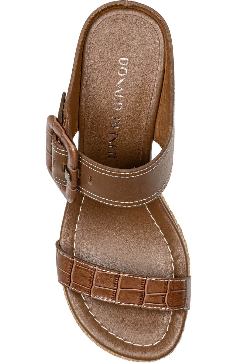Donald Pliner Gizelle Platform Wedge Sandal, Alternate, color, Saddle