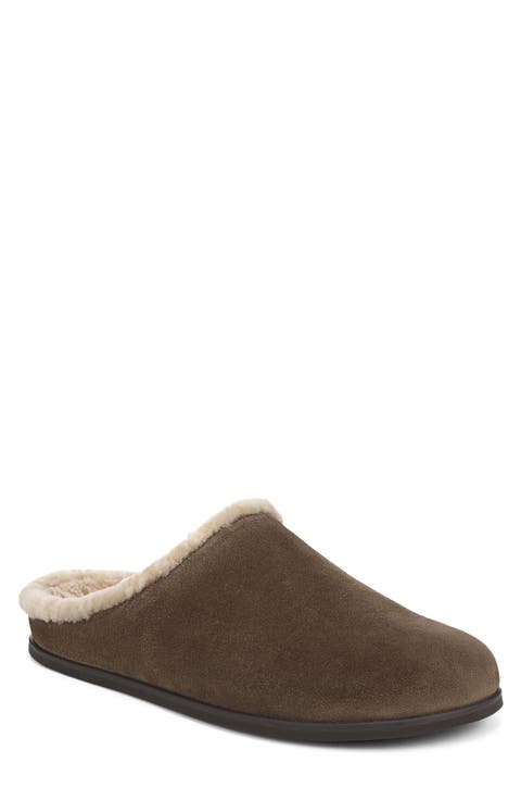 Leo Genuine Shearling Scuff Slipper