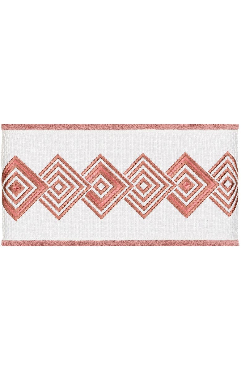 Linum Home Textiles Noah Embellished Bath Towel - Tea Rose, Alternate, color, Tea Rose