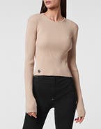 PHILIPP PLEIN Knit Criss Cross Top Women