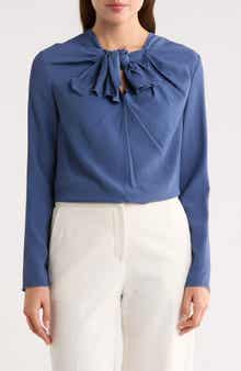 Longchamp Neck Tie Top
