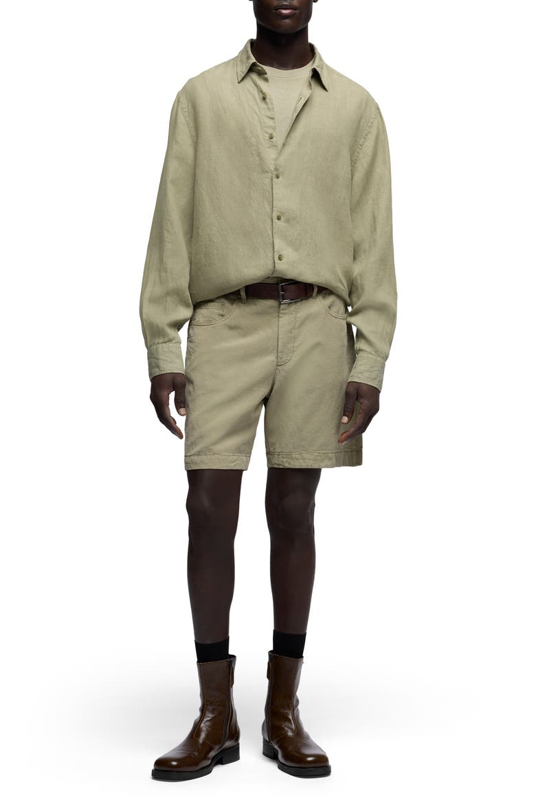 Hybrid Jogger Shorts, Alternate, color, ARMY