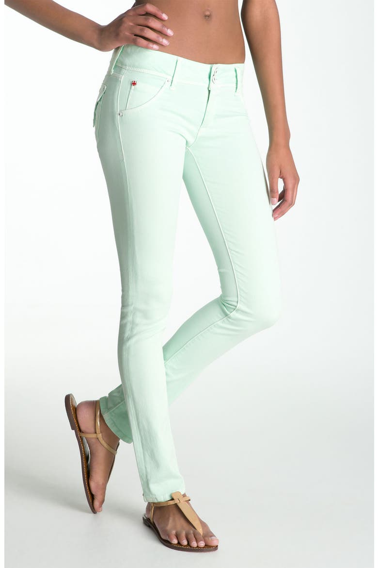 Skinny Stretch Jeans, Alternate, color, MINT