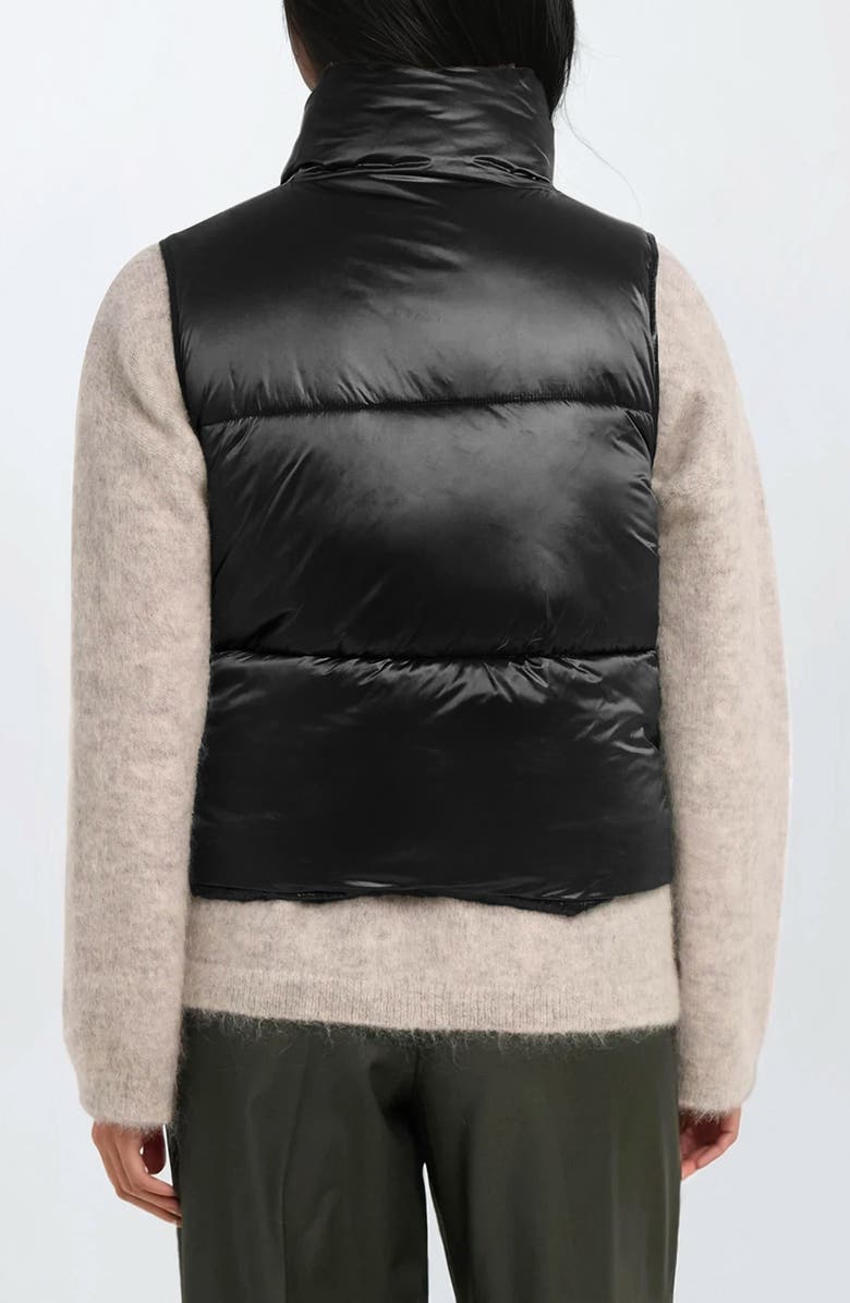 Noize Cropped Puffer Vest, Alternate, color, Black