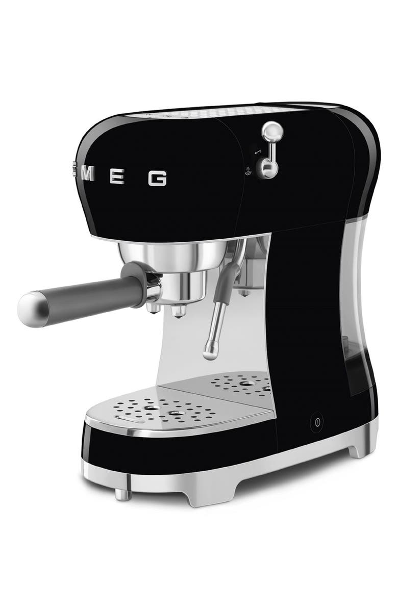 smeg Manual Espresso Machine, Alternate, color, Black