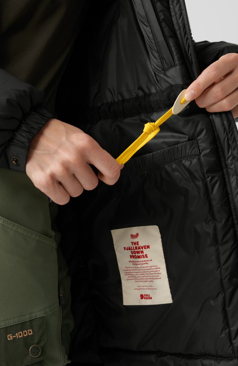 Fjällräven Expedition 700 Fill Power Hooded Long Down Jacket, Alternate, color, 