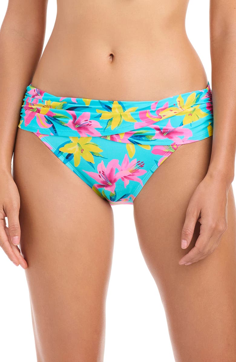 BLEU by Rod Beattie Sarong Hipster Bikini Bottoms, Main, color, 