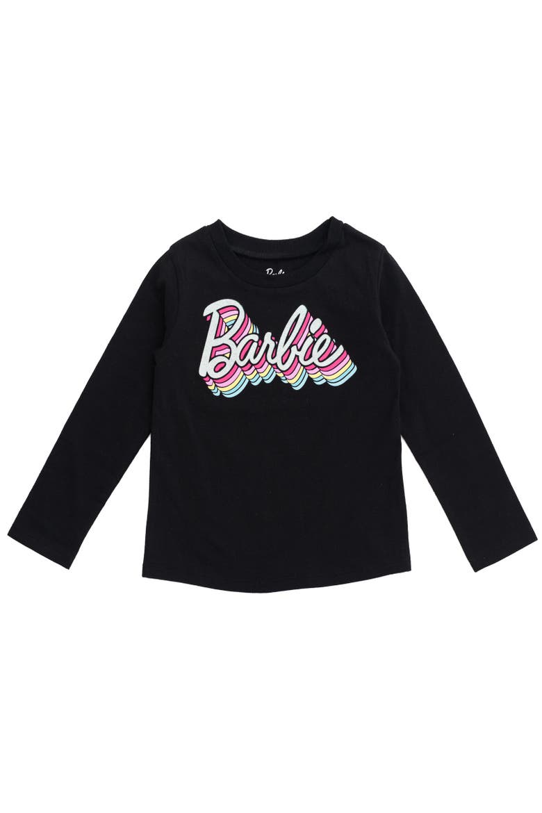 2-Pack Long Sleeve T-Shirts, Alternate, color, Pink / Black