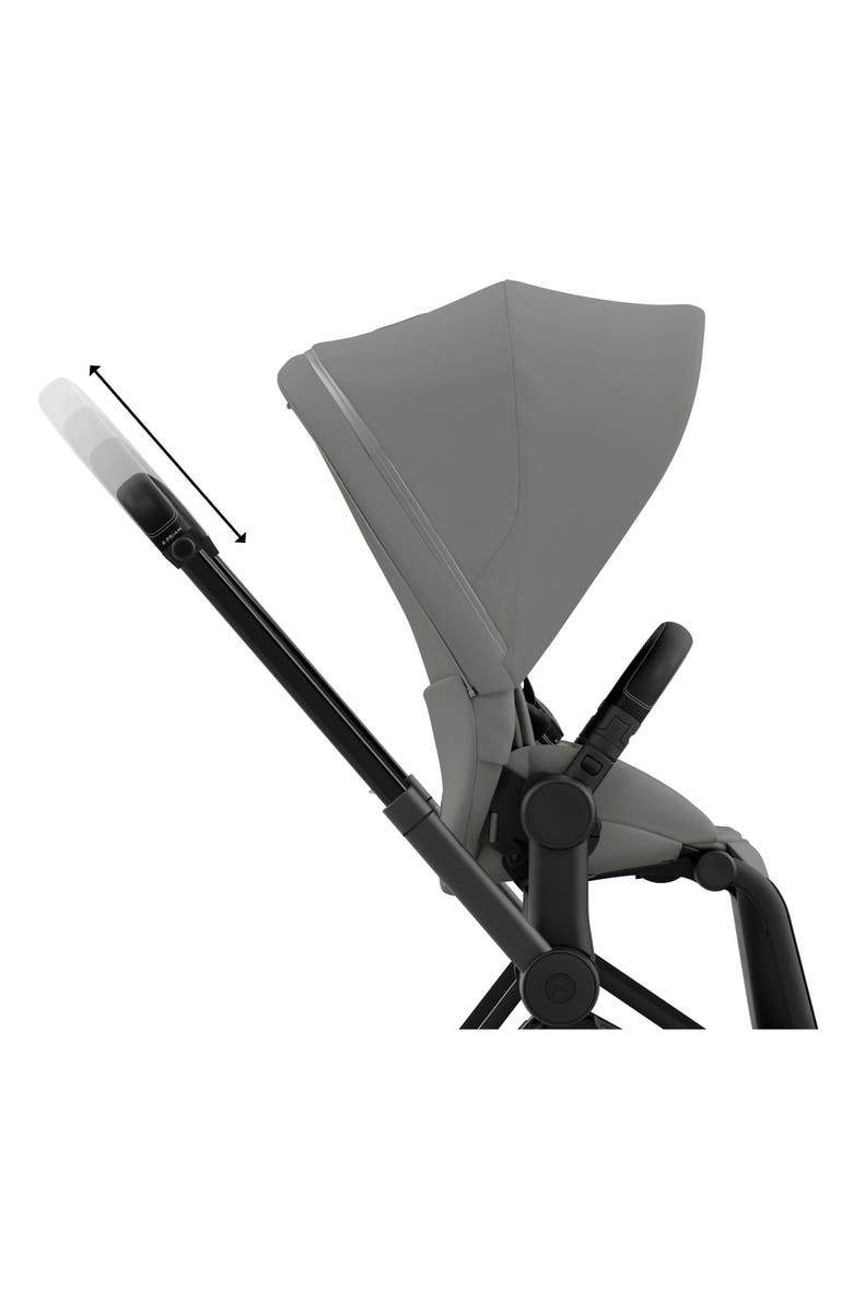 CYBEX e-PRIAM 2 Electronic Smart Stroller, Alternate, color, Soho Grey