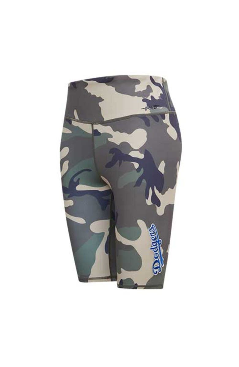 PRO STANDARD Women's Pro Standard Camo Los Angeles Dodgers Allover Print Bike Shorts, Alternate, color, Camo