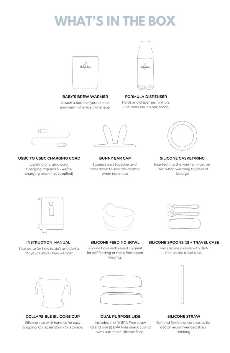 Baby's Brew Baby Shower Bundle, Alternate, color, Blue