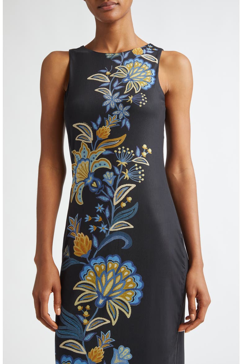 Endless Summer Sleeveless Midi Dress, Alternate, color, NAVY/ PLACEHOLDER