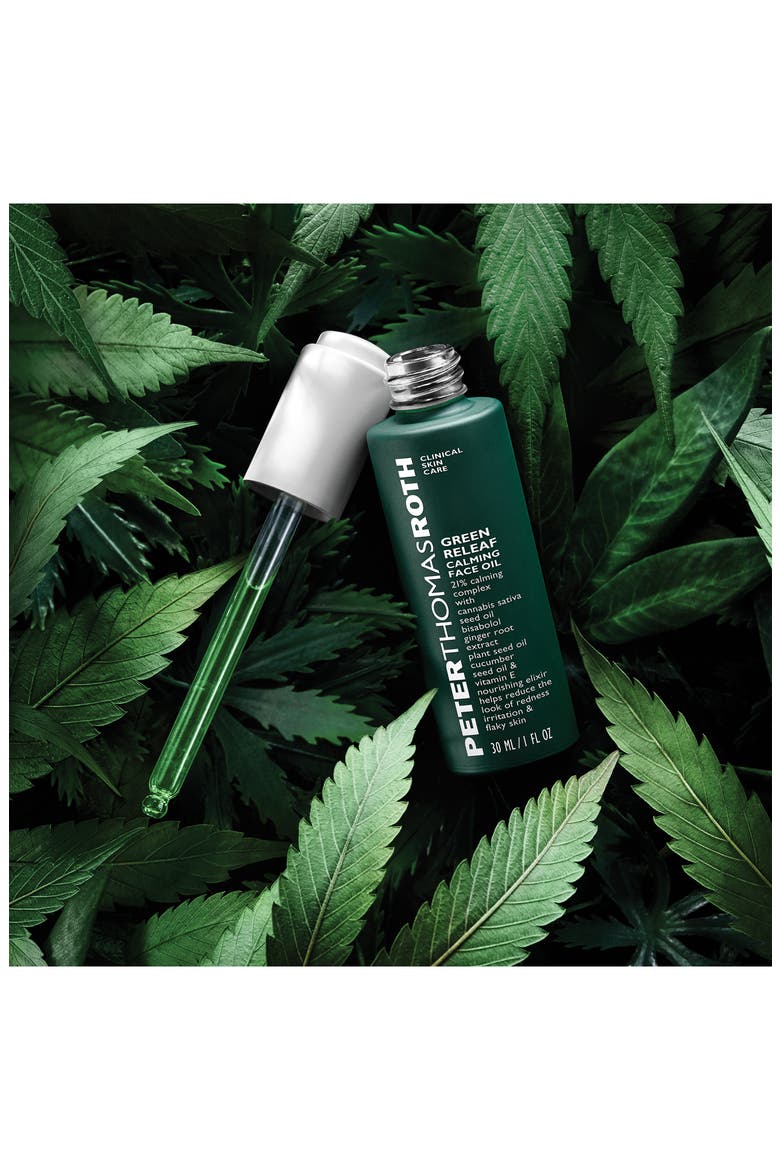 Green Releaf Calming Face Oil, Alternate, color, NO COLOR